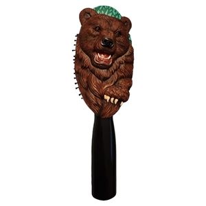 Grizzly Bear 3D Hairbrush NEW - Julie Mac for Pacific Enterprise